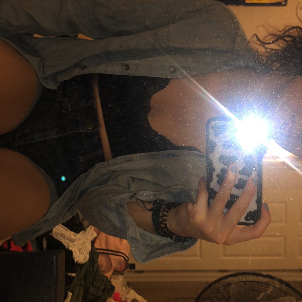 American Eagle Flowy Denim Jacket - image 2